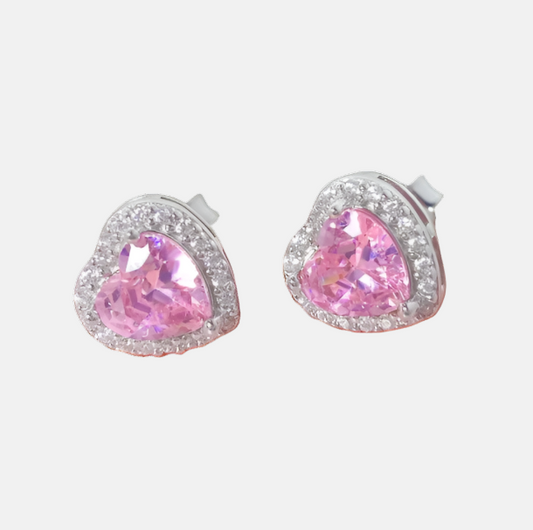 GRACE Heart Stud Earrings