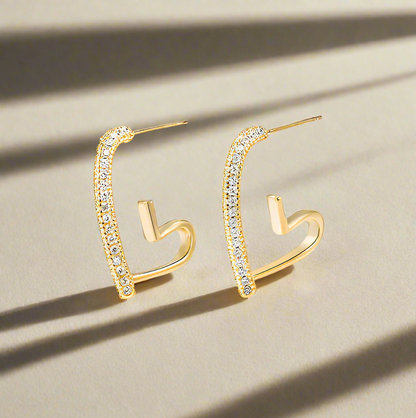 BETHANY Heart Earrings