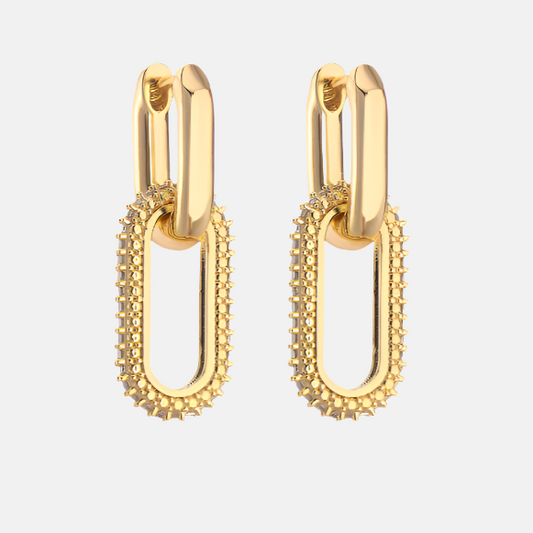 TINA Double Link Earrings