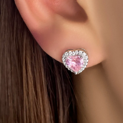 GRACE Heart Stud Earrings