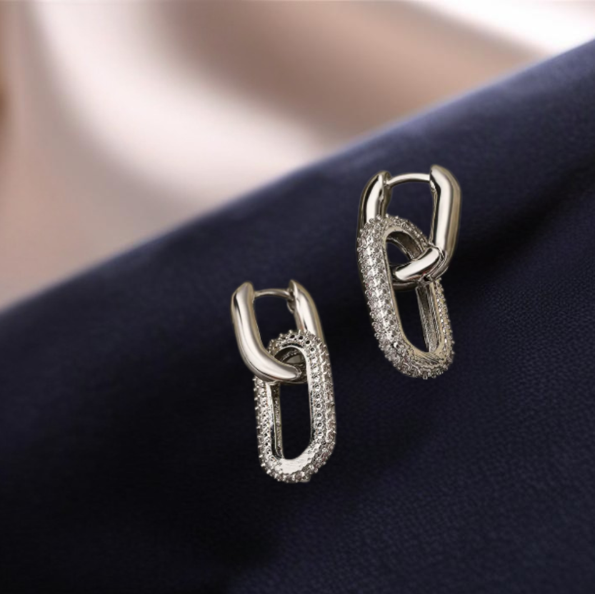 TINA Double Link Earrings
