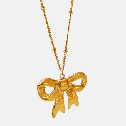 ELLA Bow Necklace & Earrings Set