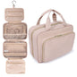 Pink Hanging Toiletry Bag Makeup Bag Travel Organizer Set - Portable, Multi-Compartment Storage for Cosmetics and Toiletries