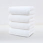 White Plush Cotton Hand Towel Set (4-Pack) - Ultra Soft, Absorbent & Quick-Drying Face Towels for Bathroom